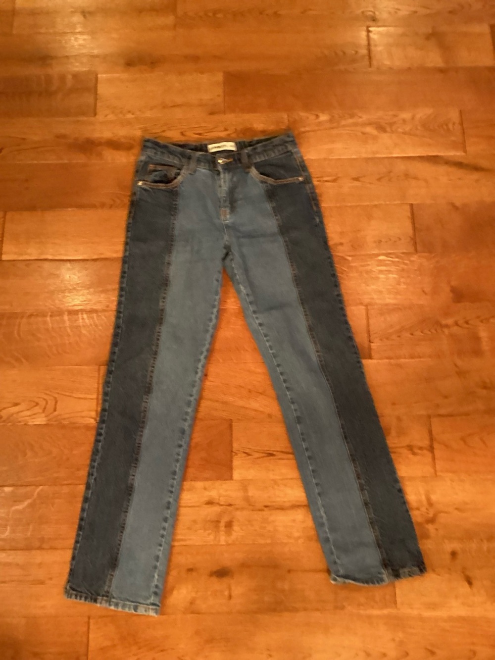 Two toned jeans